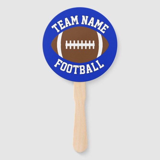 カスタムサッカーチーム名&カラースポーツサポーター ハンドファン (正面)