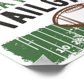 カスタムサッカーパーティーテールゲート標識 ポスター (角)