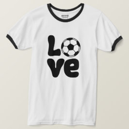 カスタムサッカーファンTシャツ可愛いゲームデイの服装 Tシャツ