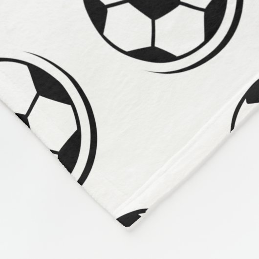 カスタムサッカープリント画像ゲーム愛好家 フリースブランケット (角)