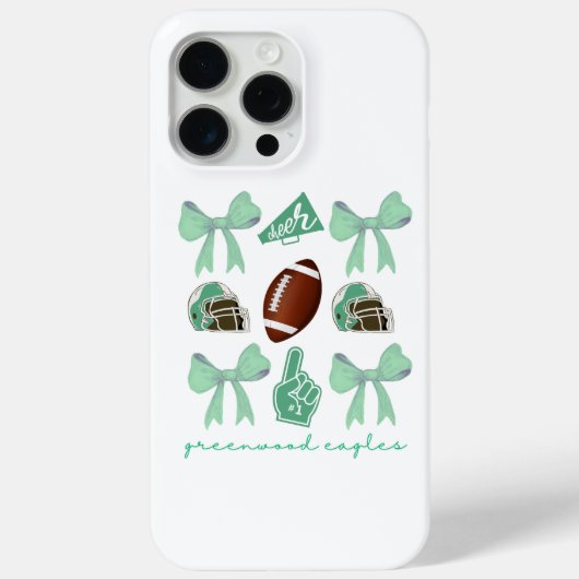 カスタムサッカーボーカスタム学校 Case-Mate iPhoneケース (裏面)