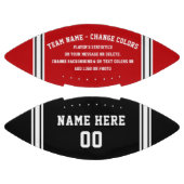 カスタムサッカーボール、テキスト、色の変更 アメリカンフットボール (パネル)