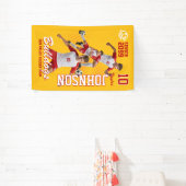 カスタムサッカー写真 スポーツの日 シニアナイト 横断幕 (インサイチュ)