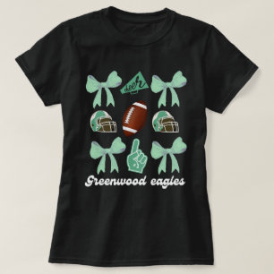 カスタムサッカー弓シャカスタムツ、チアール Tシャツ