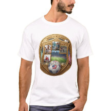 カスタムサッカー父の日Tシャツ