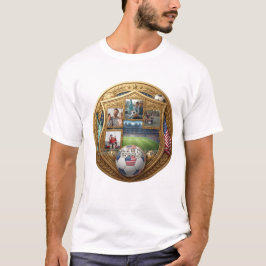 カスタムサッカー父の日Tシャツ Tシャツ