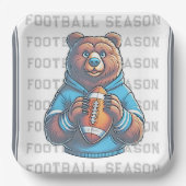 カスタムサッカー紙プレート ペーパープレート (正面)