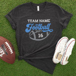 カスタムサッカー選手の名前とナンバーブラック トライブレンドＴシャツ<br><div class="desc">フロントとバックカスタムサッカーTシャツ – 木炭ブラックデザインに表示される特徴は、チーム名、選手の姓とジャージー番号にカスタマイズは、文字と一緒にスクリプト"Football"の用語を使用する。白、青、グレーの色を使用できカスタマイズます。</div>