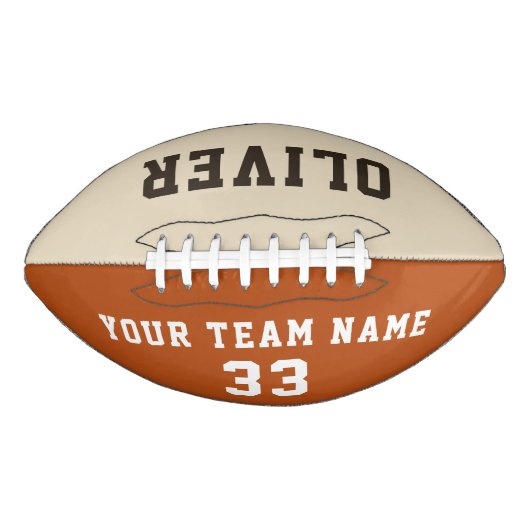 カスタムサッカー選手の名前番号チーム アメリカンフットボール (正面)