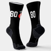 カスタムサッカー選手チーム名番号Red ソックス (傾斜あり)