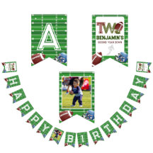 カスタムサッカー2年目のダウンハッピーバースデー