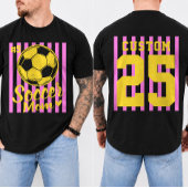 カスタムサッカー・ママの名前とナンバー Tシャツ