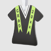 カスタムサッシカラーバック文字グラッドガウン オーナメント (正面)