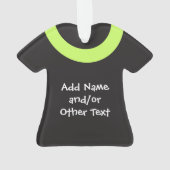 カスタムサッシカラーバック文字グラッドガウン オーナメント (裏面)