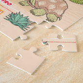 カスタムサニーサザンカリフォルニア ジグソーパズル (側面)