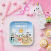 カスタムサニーソカル ペーパープレート (パーティー)