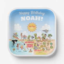 カスタムサニーソカル ペーパープレート