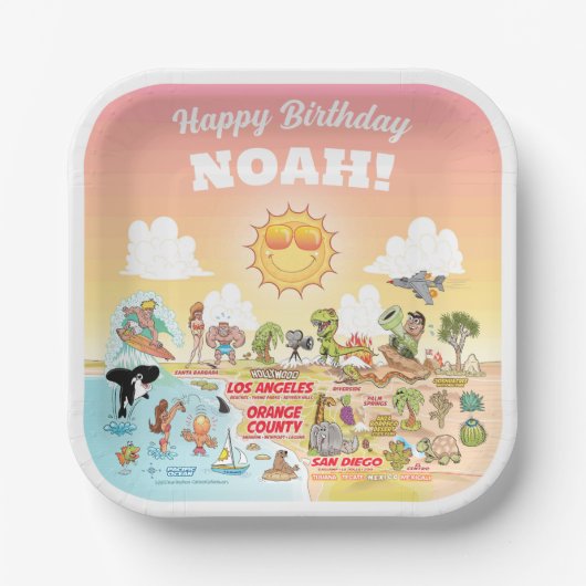 カスタムサニーソカル ペーパープレート (正面)