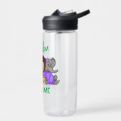 カスタムサファリ教室チータライオンゾウ ウォーターボトル (左面)