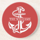 カスタムサマリ白航海のいかりオンダークレッド コースター (正面)