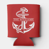 カスタムサマリ白航海のいかりオンダークレッド 缶クーラー (裏面)