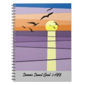 カスタムサマーサンセットイベント ノートブック (正面)