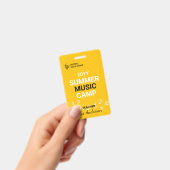 カスタムサマーミュージックキャンプ先生IDバッジ バッジ (手持ち)