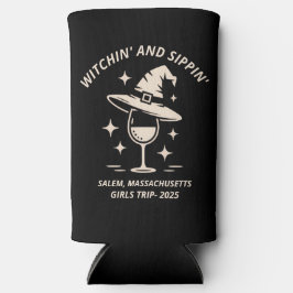 カスタムサレムハロウィーンフェスティバルシャツ2025 スリム缶クーラー