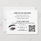 カスタムサンキューカードロゴTC2 サンキューカード (裏面)