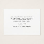 カスタムサンキューカード (裏面)