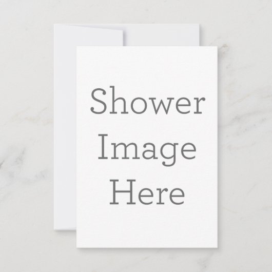 8.9cm x 12.7cmフラットサンキューカード (正面)