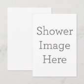 8.9cm x 12.7cmフラットサンキューカード (正面/裏面)