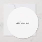 カスタムサンキューカード、絵を描(ばちゃばちゃ)跳ねる サンキューカード (裏面)