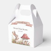 カスタムサンキューバニーバニーシャワーお願いボックス フェイバーボックス (裏面サイド)