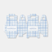 カスタムサンキューブルーギンガムウォーター色 フェイバーボックス (折り畳みなし)