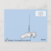 カスタムサンキュー足 ポストカード (裏面)