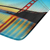 カスタムサンセットアットゴールデンゲートブリッジ カッティングボード (角)