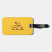 カスタムサンセットバララゲージタグ ラゲッジタグ (裏面横)