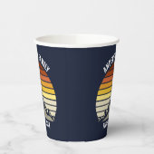 カスタムサンセットマウンテンファミリー懇親会パーティー 紙コップ (左)