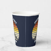 カスタムサンセットマウンテンファミリー懇親会パーティー 紙コップ (右)