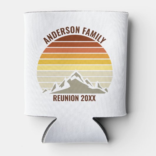 カスタムサンセットマウンテンファミリー懇親会ヴィンテージ 缶クーラー (正面)