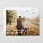 カスタムサンセット婚約したフィールド 案内ポストカード (正面/裏面)