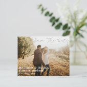 カスタムサンセット婚約したフィールド 案内ポストカード (スタンド正面)