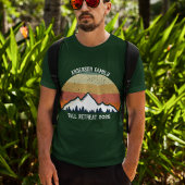 カスタムサンセット秋ファミリー懇親会グリーンマウンテン Tシャツ