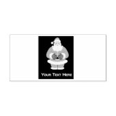 カスタムサンタイメージ文字自己インキングゴムスタンプ セルフインキングスタンプ (デザイン)