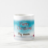 カスタムサンタハットメリークリスマスマルチーズ恋人 コーヒーマグカップ (中央)