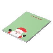 カスタムサンタ漫画とすてき休日のメモ帳 ノートパッド (回転)
