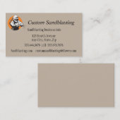 カスタムサンドブラスト 名刺 (正面/裏面)