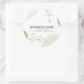 カスタムサンド&カーキ製品パッケージ ラウンドシール (バッグ)