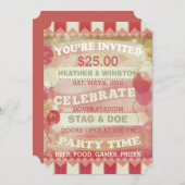 カスタムサーカス スタッグ＆ドー チケット 招待状 (正面/裏面)